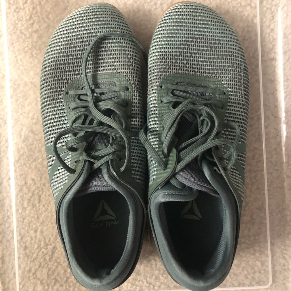 Men’s Green Reebok Nano Size 9